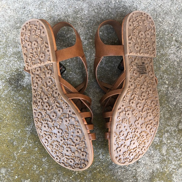 jellypop brown sandals